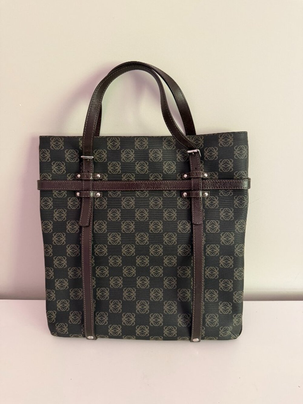Loewe Anagram Canvas Tote — 2000s